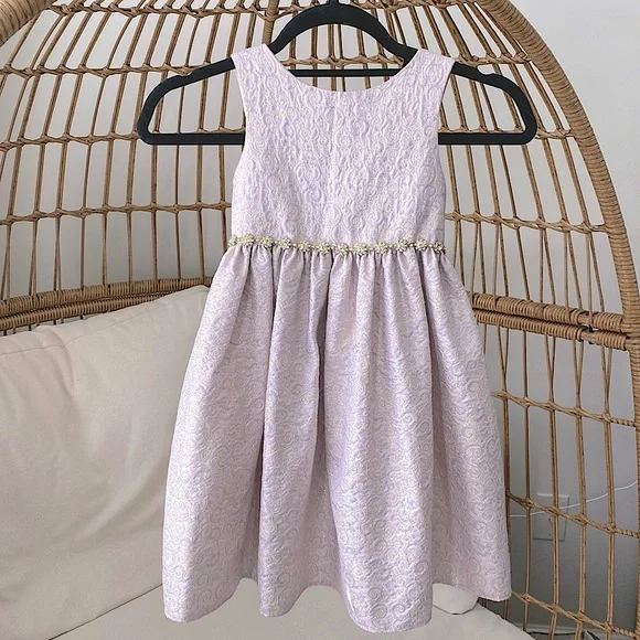 open lace back dress Luxury Lilac Princess Dress